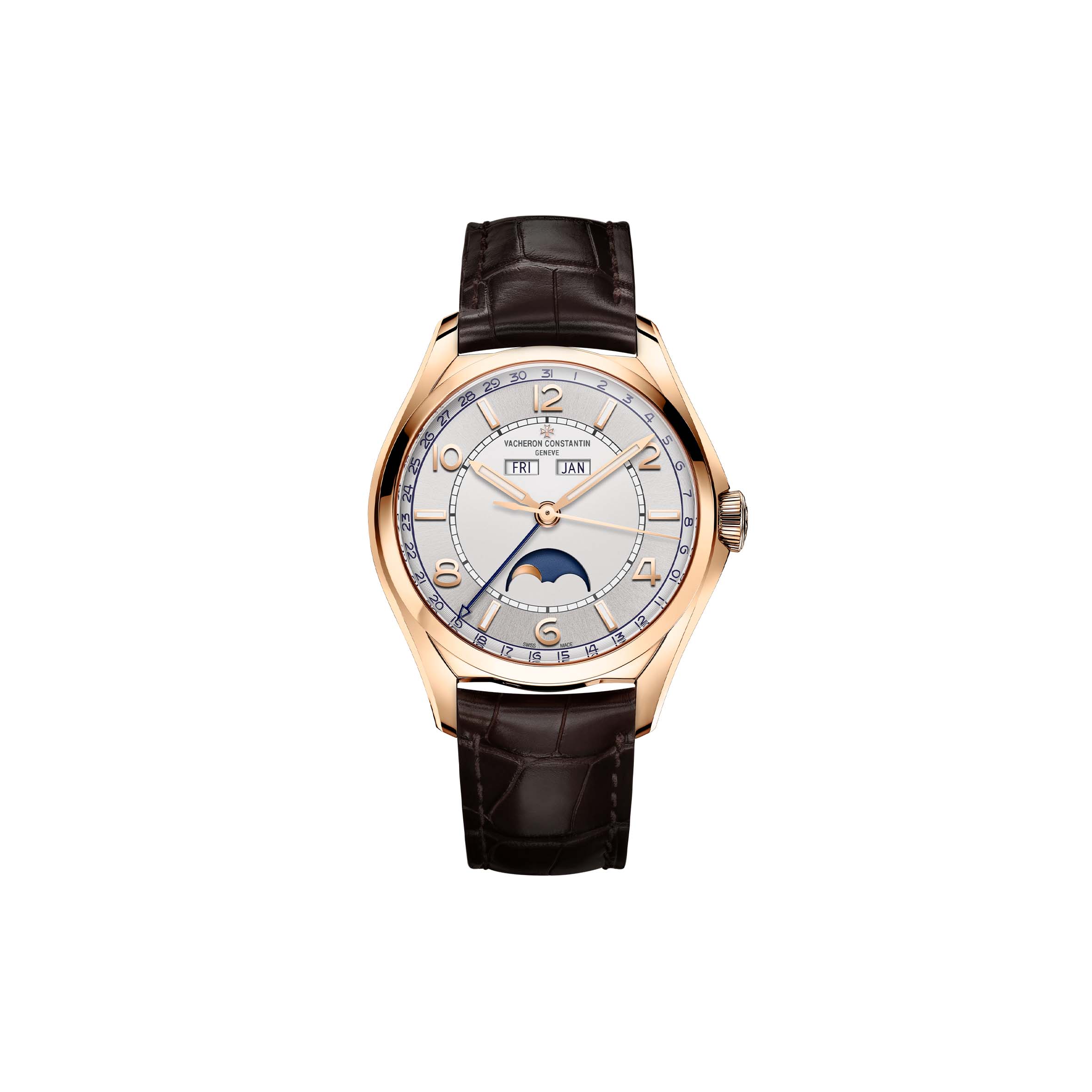 vacheron Co*sta*t*n complete calendar 40 mm pink gold watch 4000e/000r-b438